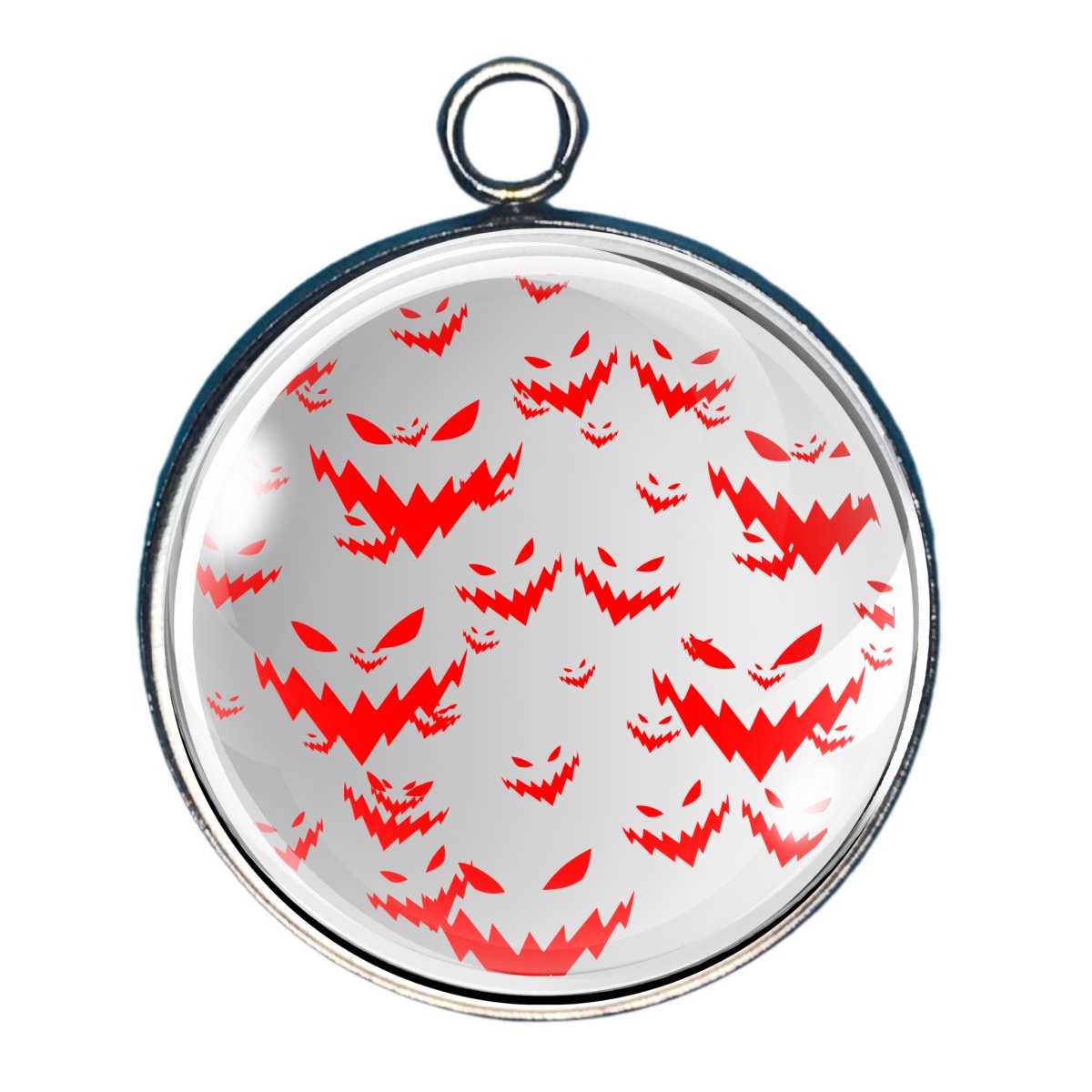 Charm of spooky faces