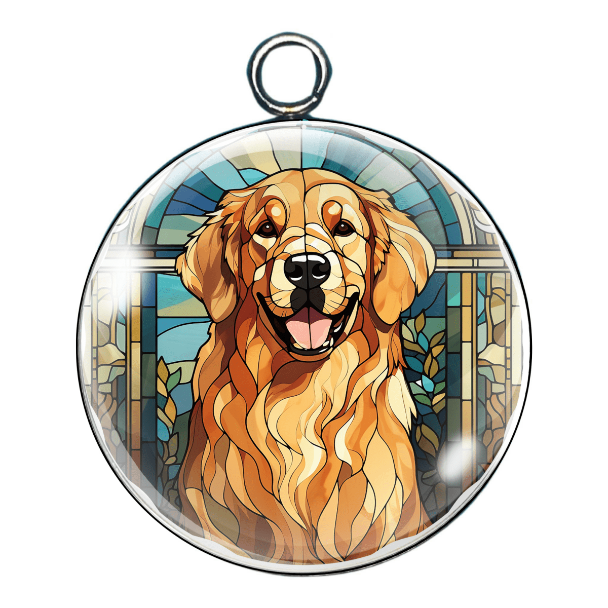 Golden Retriever Glass Cabochon Charms – A Heartwarming Tribute to Man’s Best Friend
