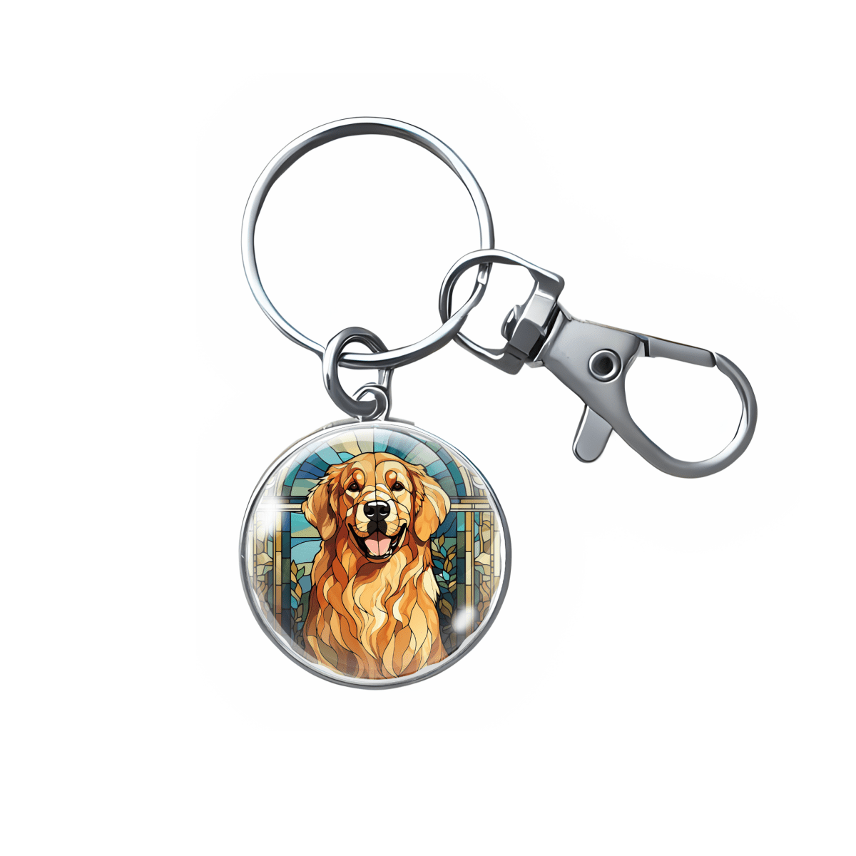 Golden Retriever Key Rings – Handmade & Timeless