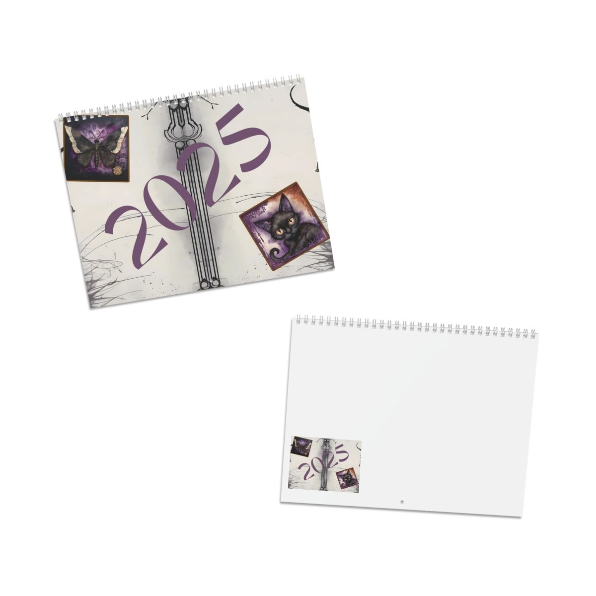 Gothic Themed Wall Calendar 2025