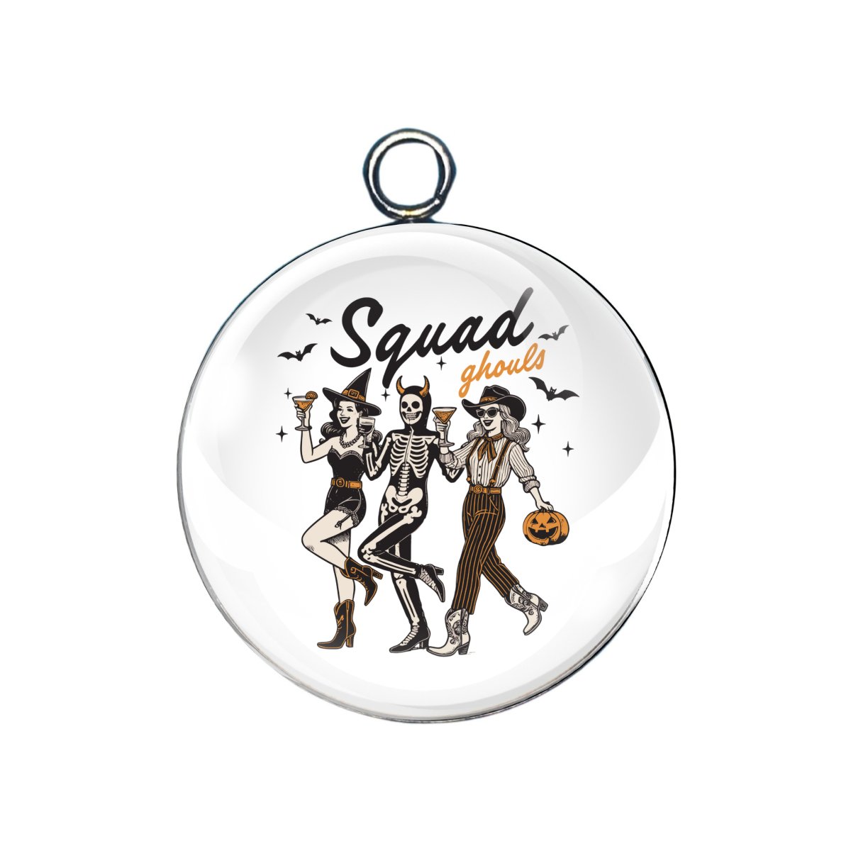 Halloween Pinup Witch Charms