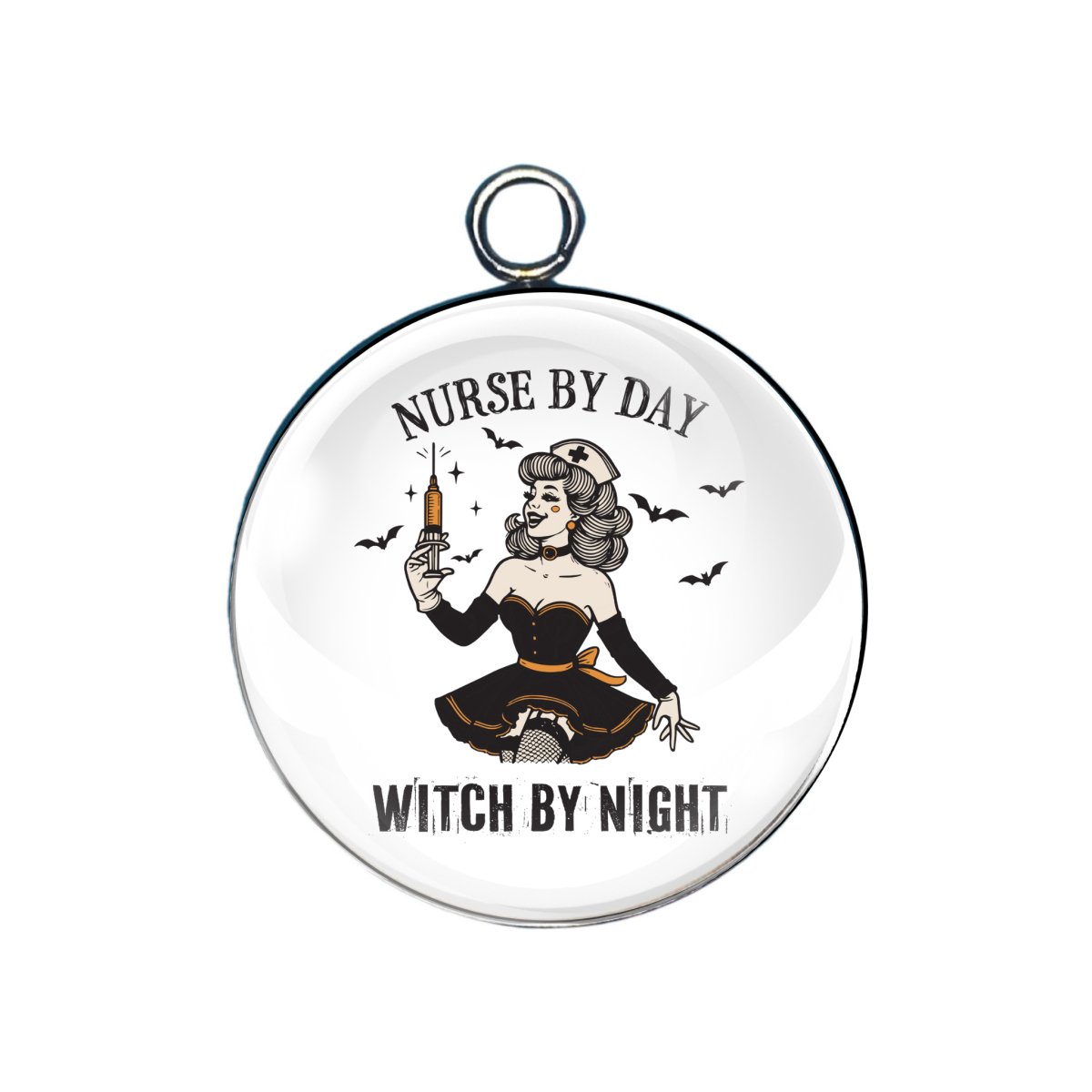 Halloween Pinup Witch Charms