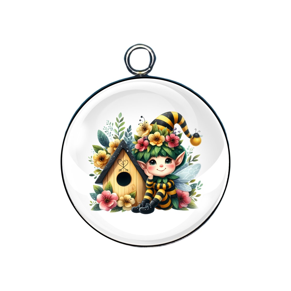 honey bee elf charm