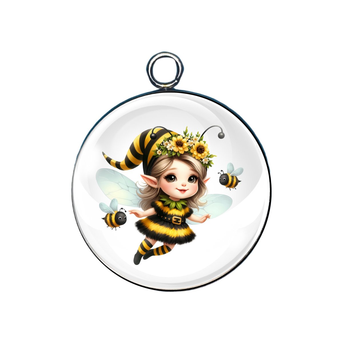 honey bee elf charm