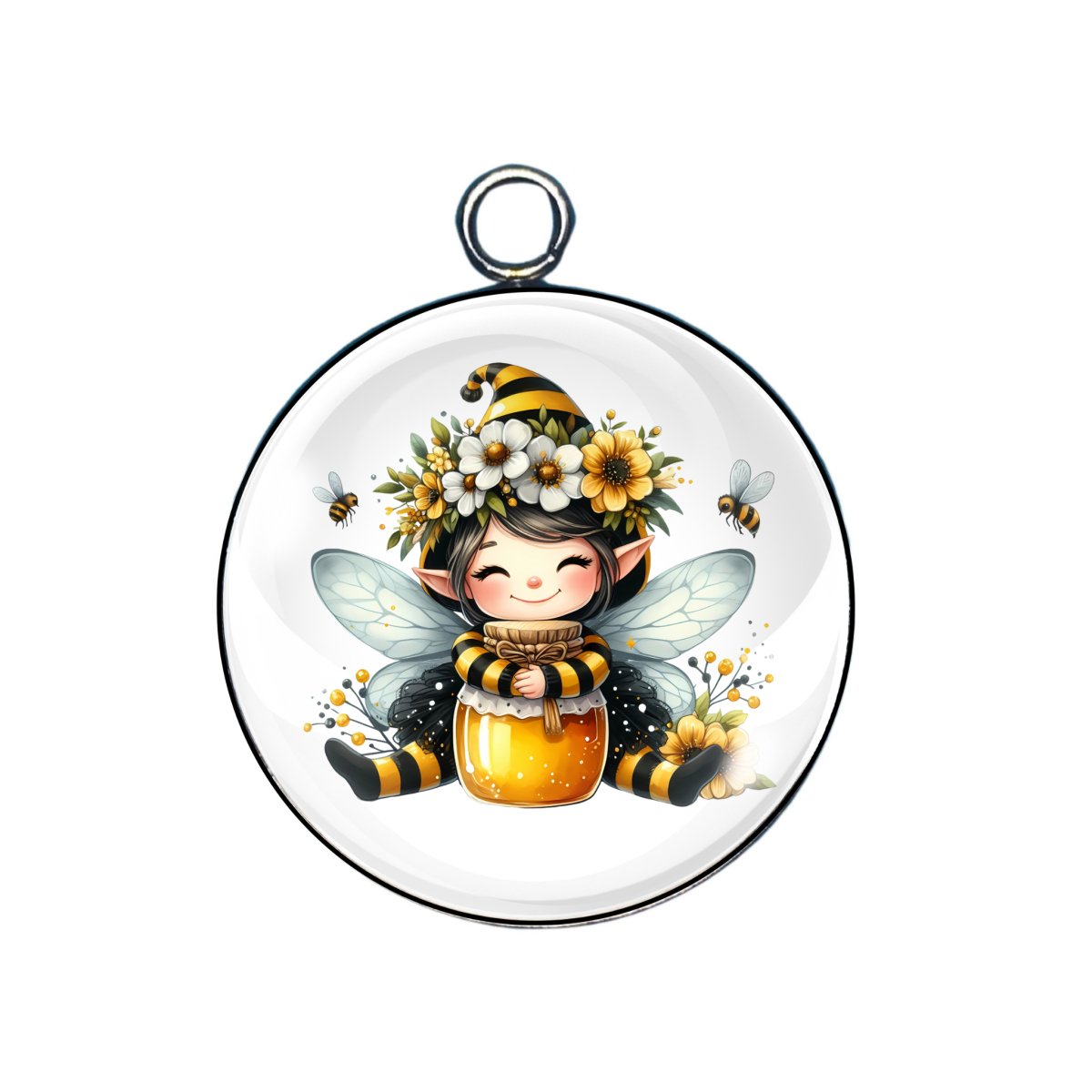 honey bee elf charm