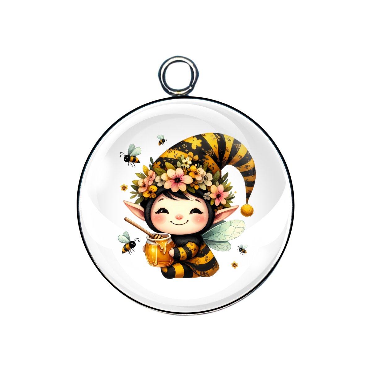 honey bee elf charm