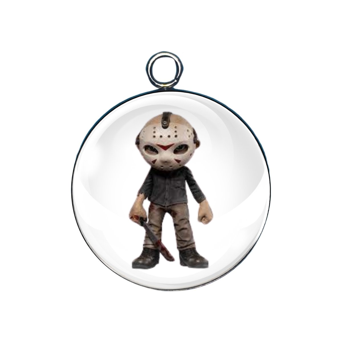 horror movie glass cabochon charm