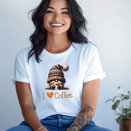 I ❤️ Coffee Unisex T-Shirt | Cute Coffee Lover Tee