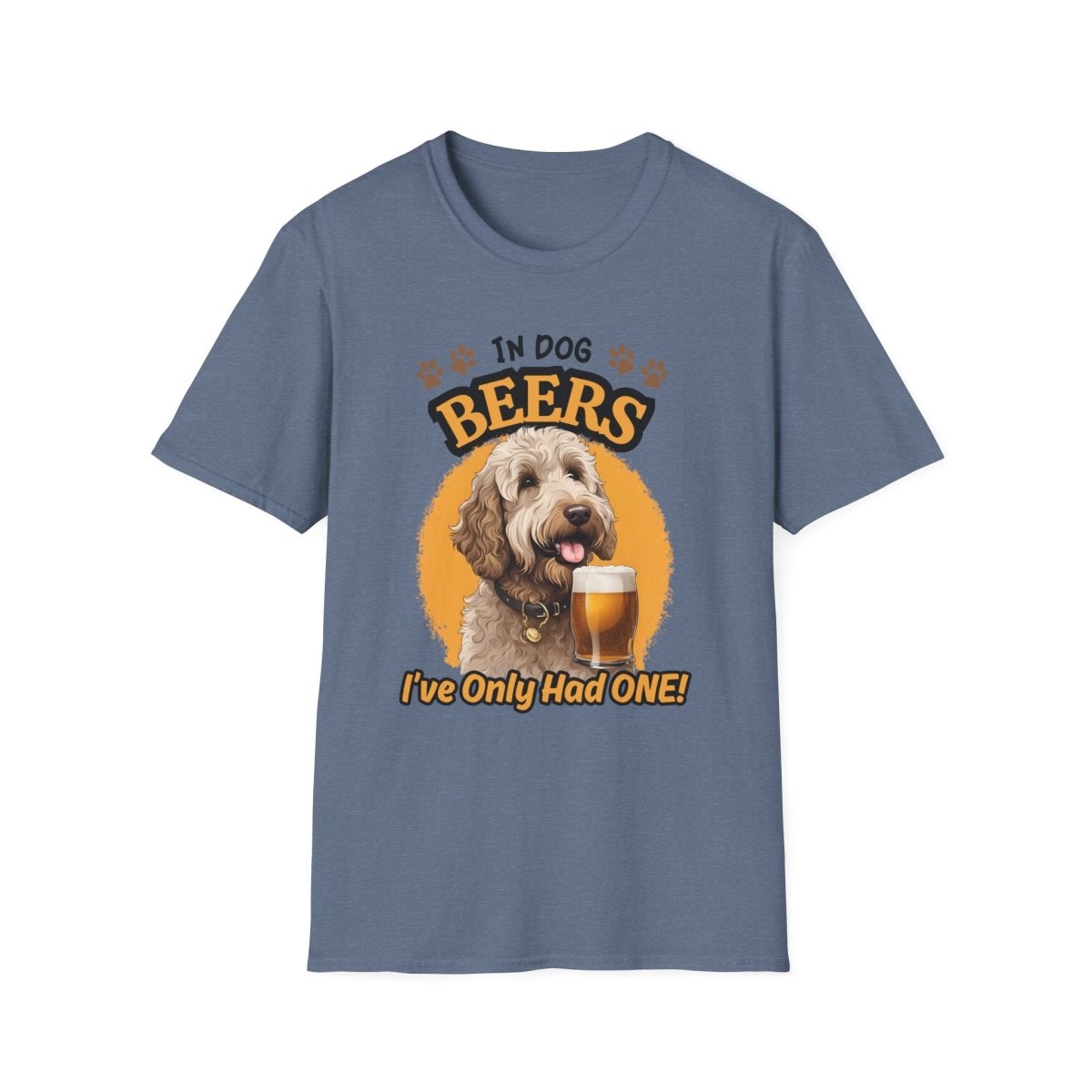 "In Dog Beers" Unisex Softstyle T-Shirt