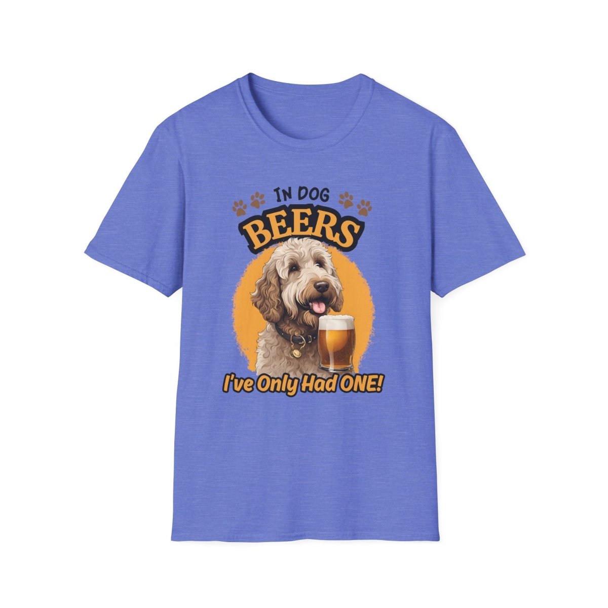 "In Dog Beers" Unisex Softstyle T-Shirt