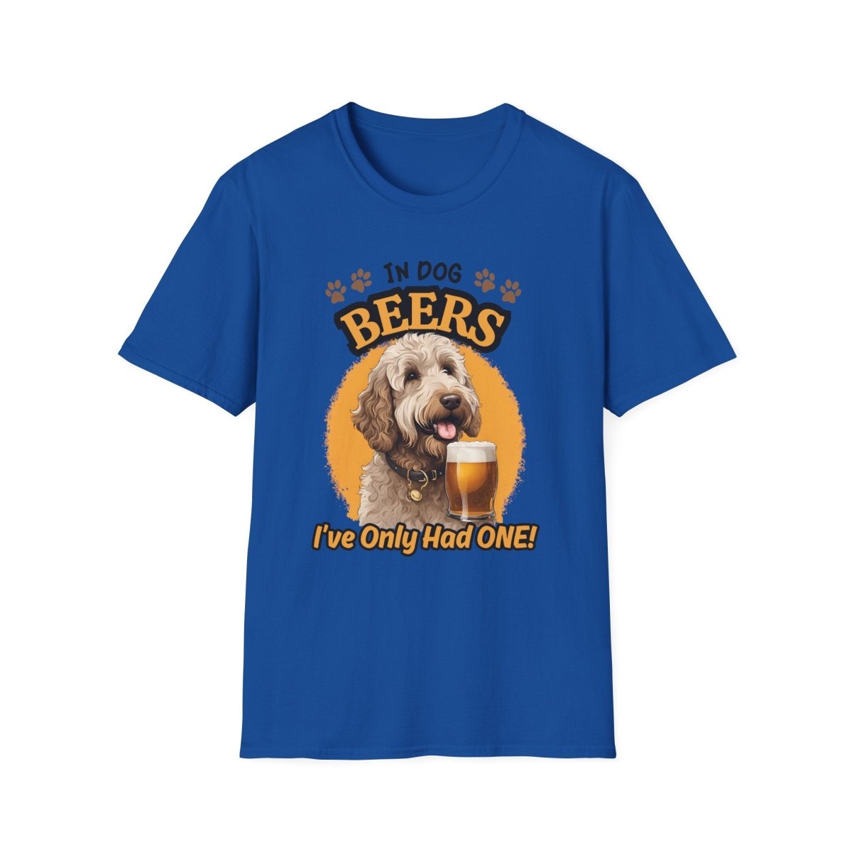 "In Dog Beers" Unisex Softstyle T-Shirt