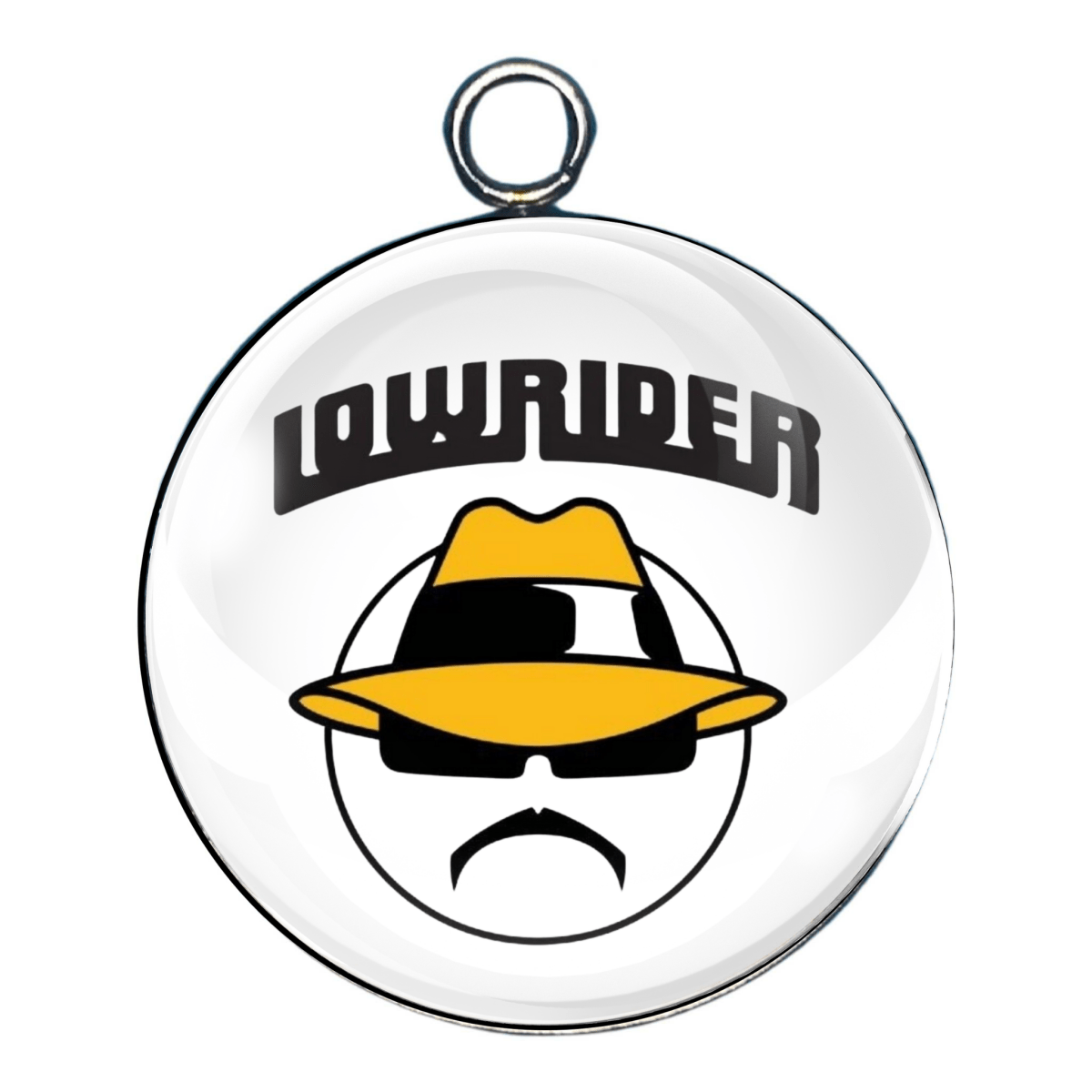 Lowrider Glass cabochon charm