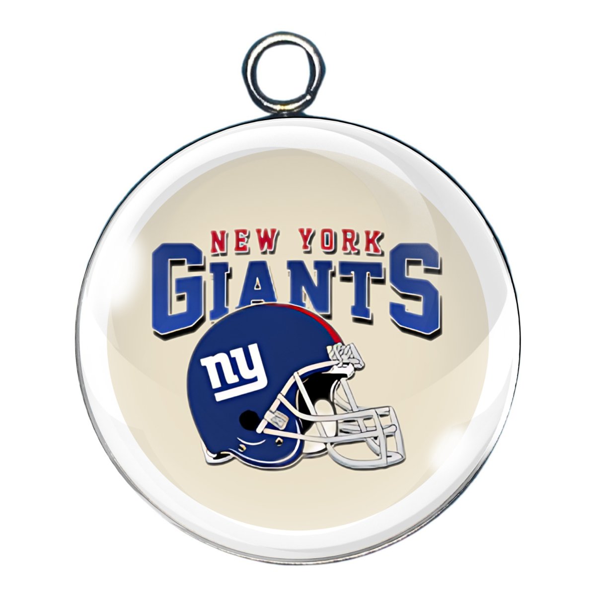 NY Giants Glass Cabochon Charms