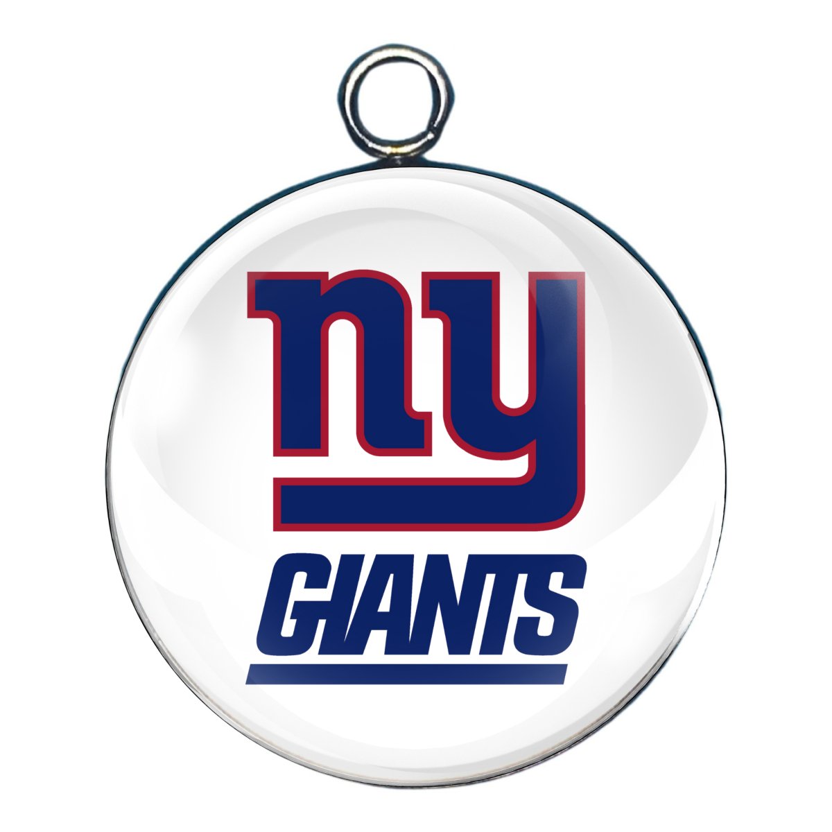 NY Giants glass cabochon charm