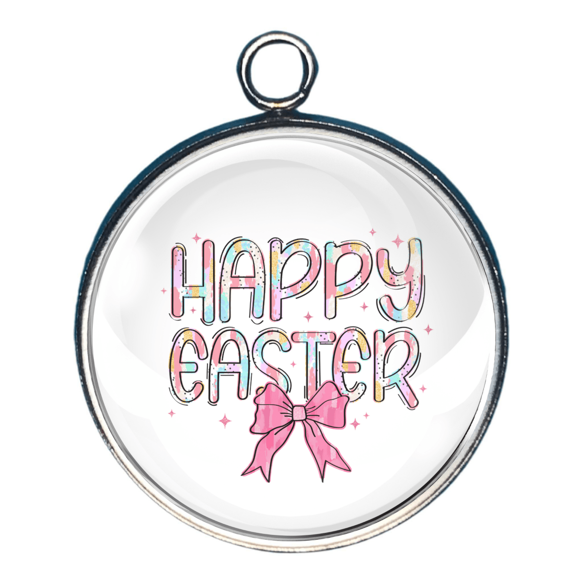 Pastel Easter Charms, Easter Glass Cabochon Charms