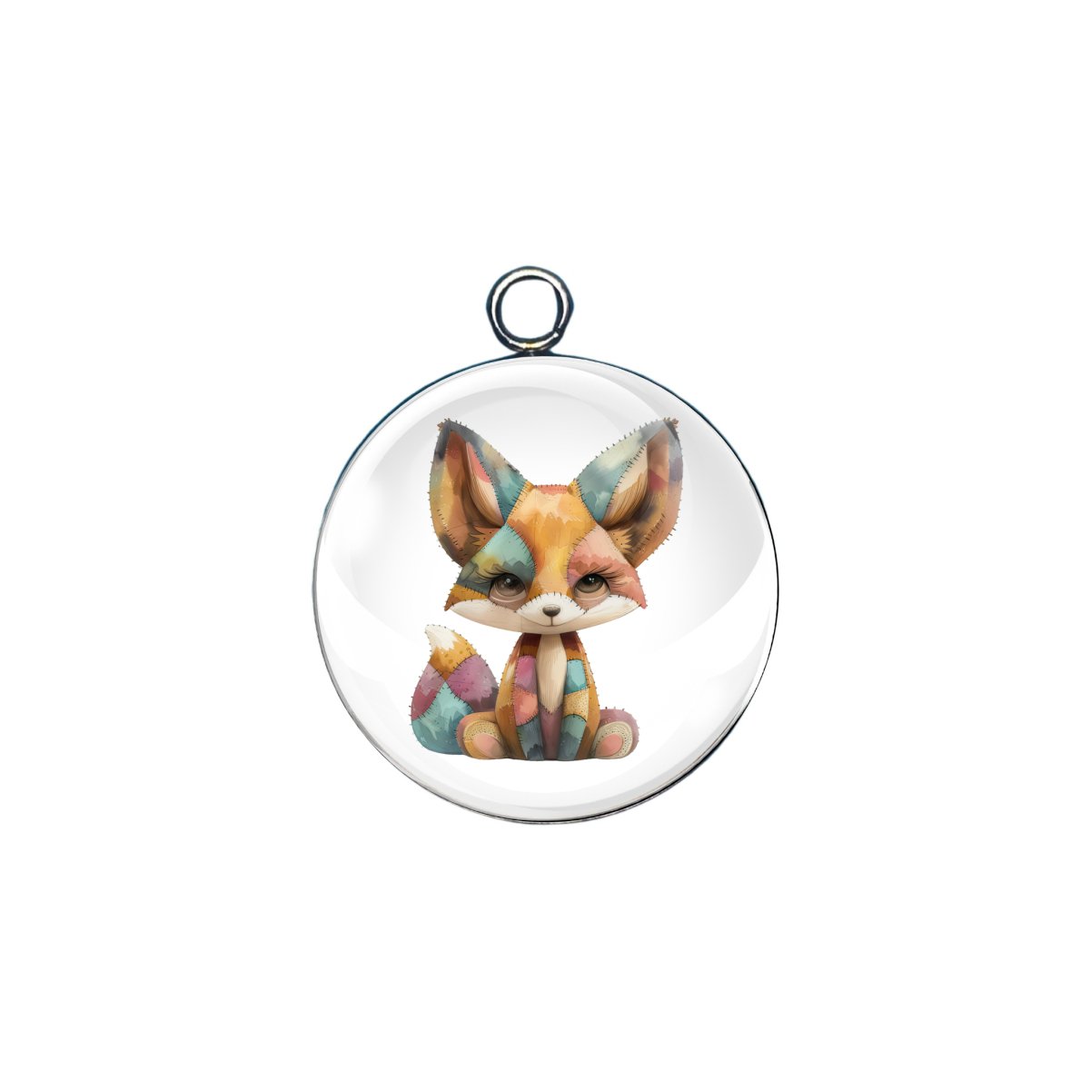 patchwork pets glass cabochon charm