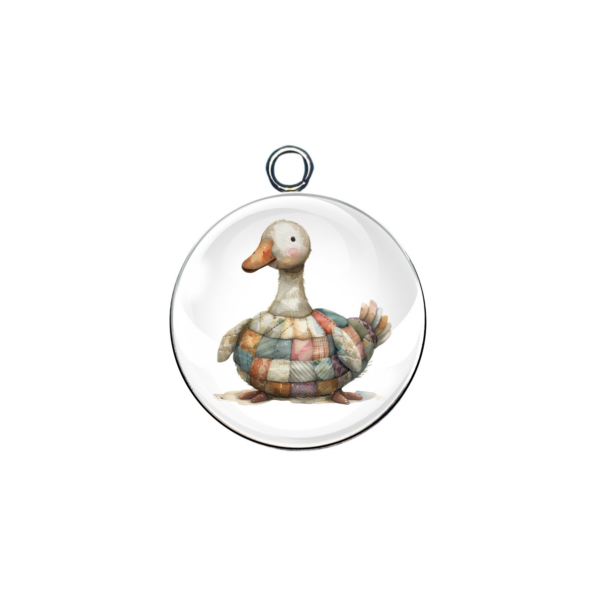 patchwork pets glass cabochon charm