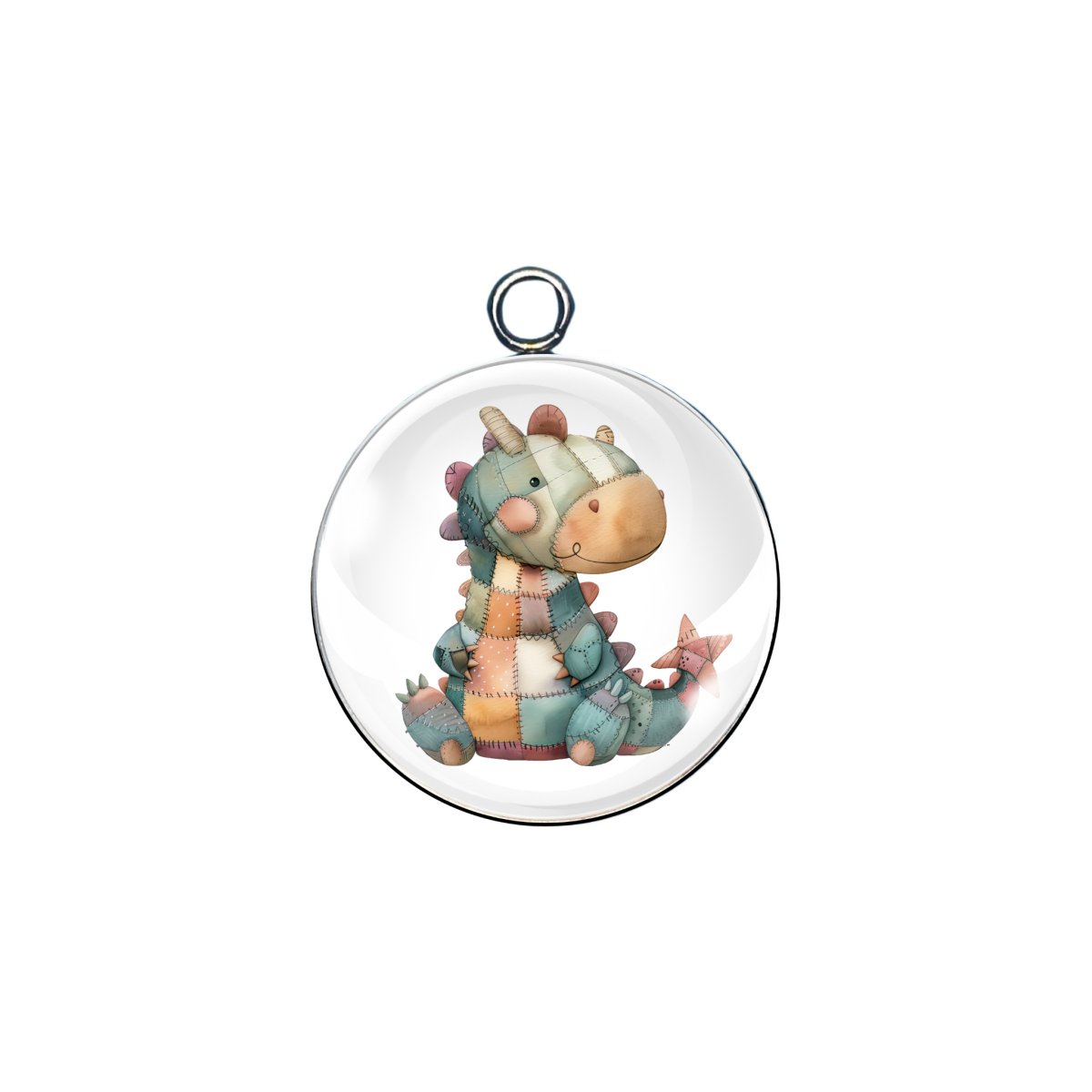 patchwork pets glass cabochon charm