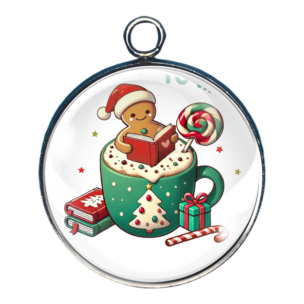 Perfect Christmas Glass Cabochon Charms