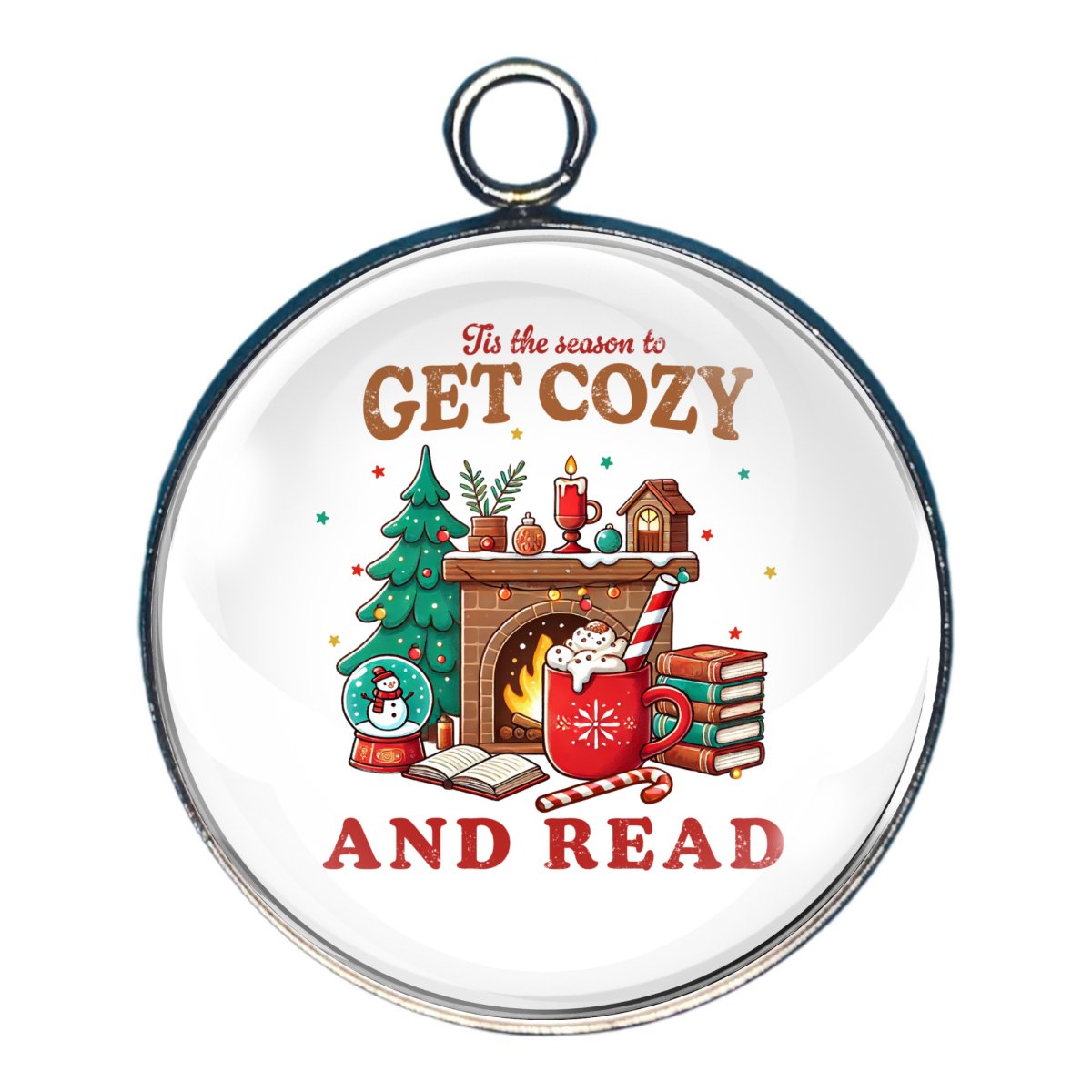 Perfect Christmas Glass Cabochon Charms