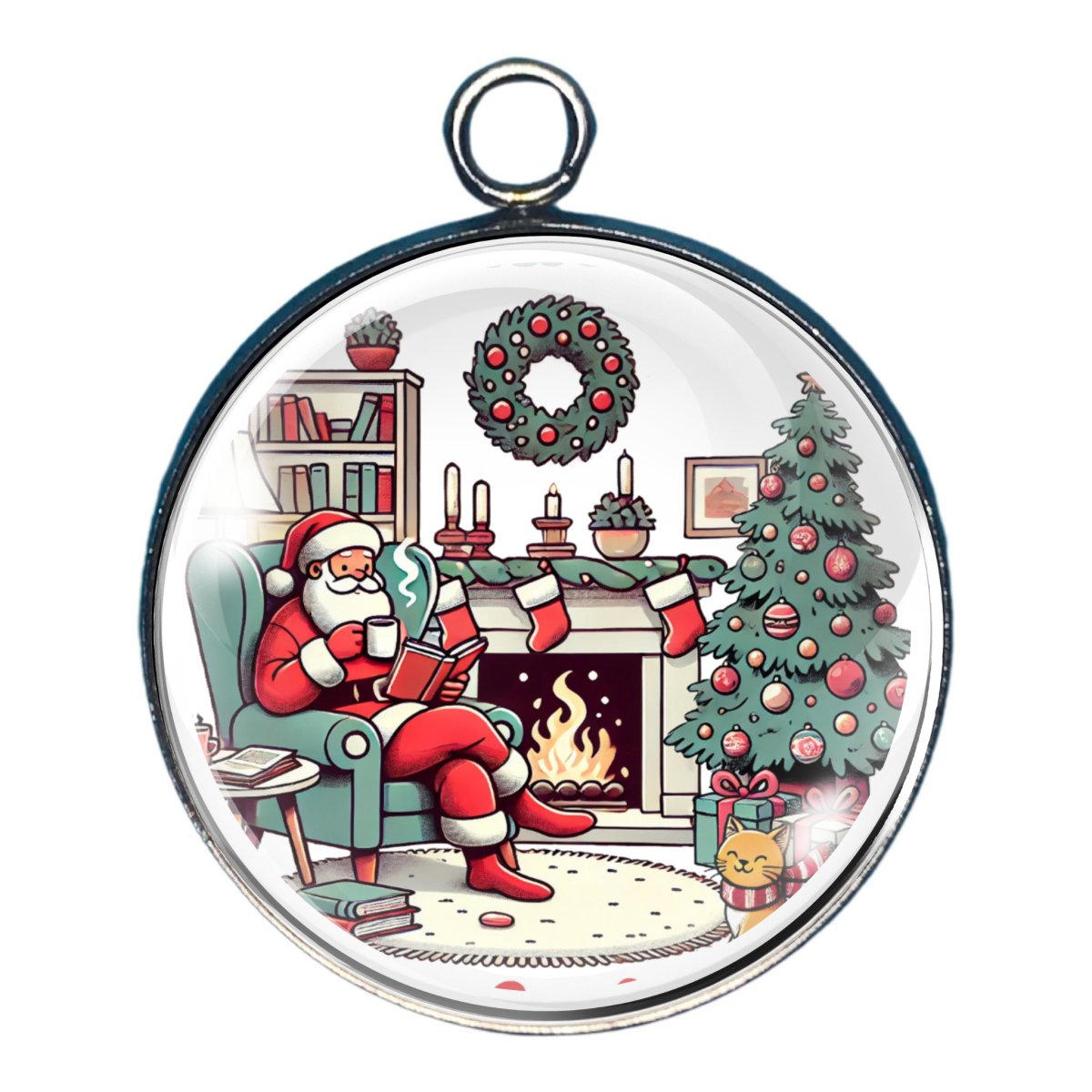Perfect Christmas Glass Cabochon Charms