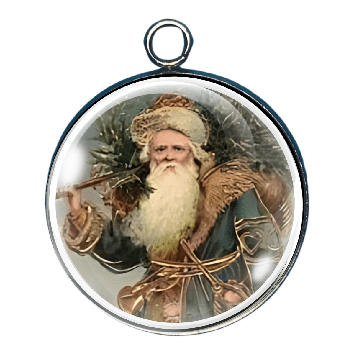 Charm of Victorian Santa