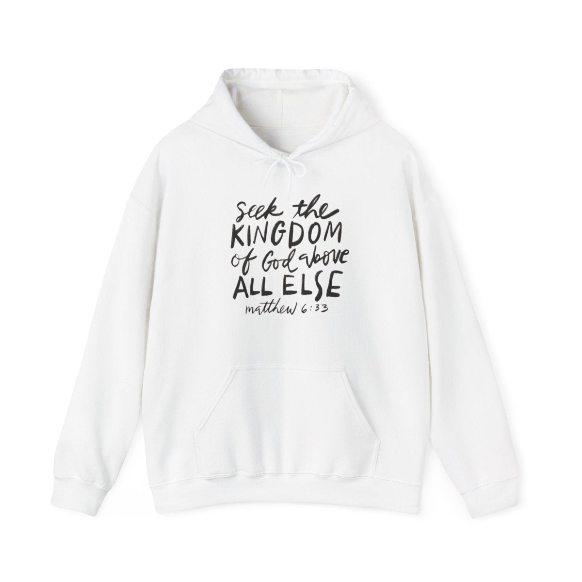Seek the Kingdom – Matthew 6:33 Unisex Christian Heavy Blend™ Hoodie