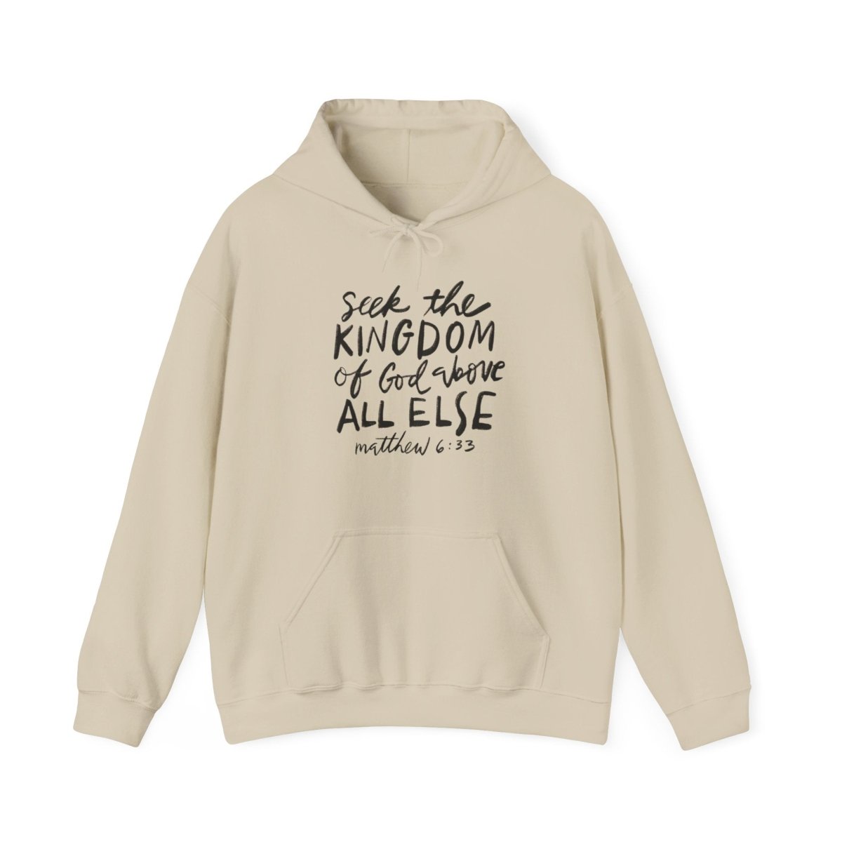 Seek the Kingdom – Matthew 6:33 Unisex Christian Heavy Blend™ Hoodie