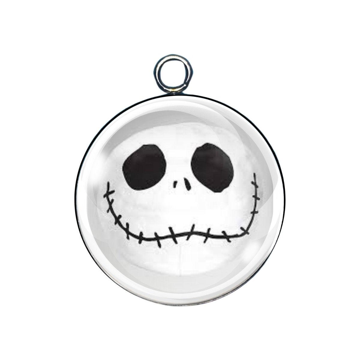Smiling stitched Halloween face