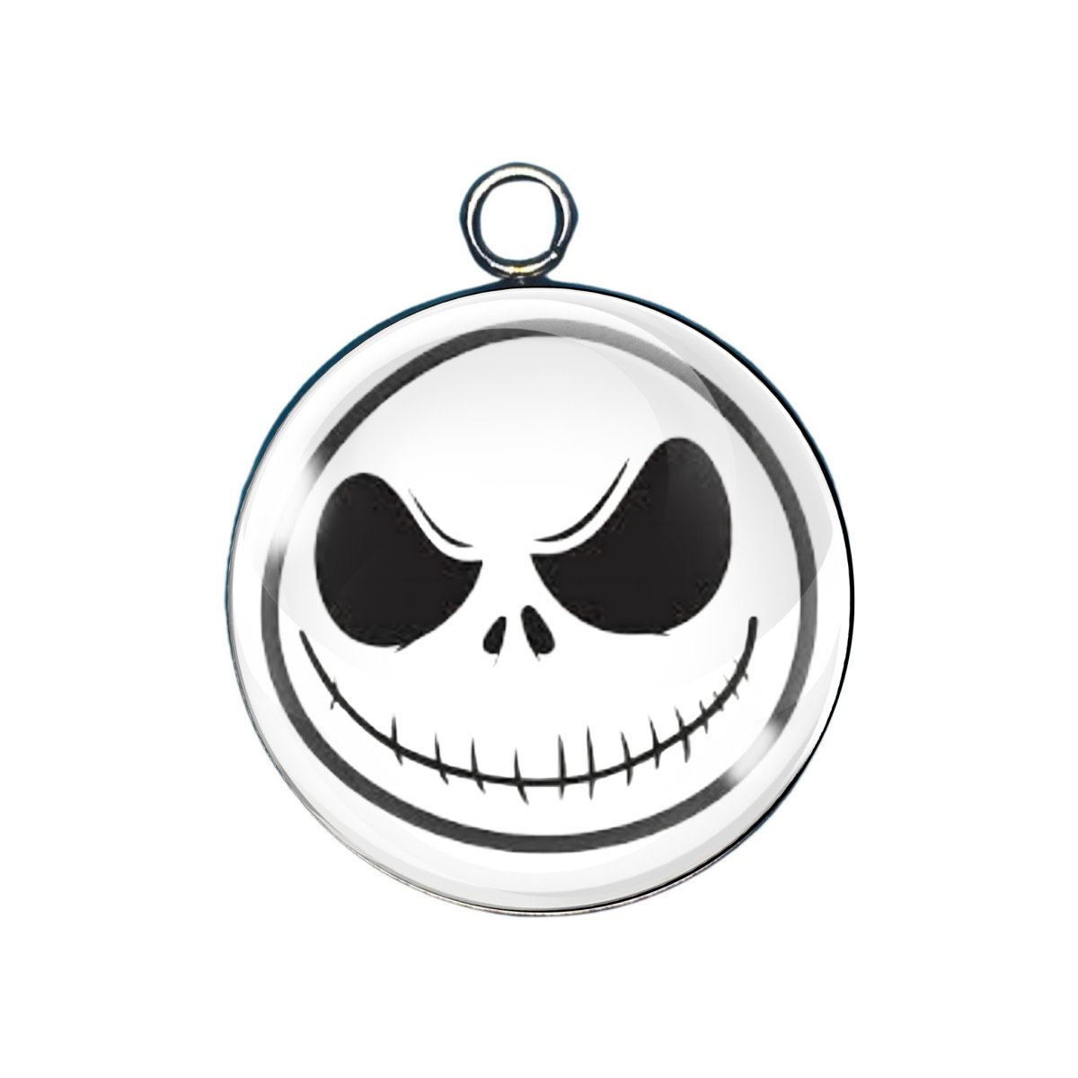 Mean grin villain-style skull