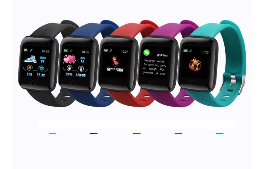 Sports Blood Pressure Monitor Smart Bracelet Watch