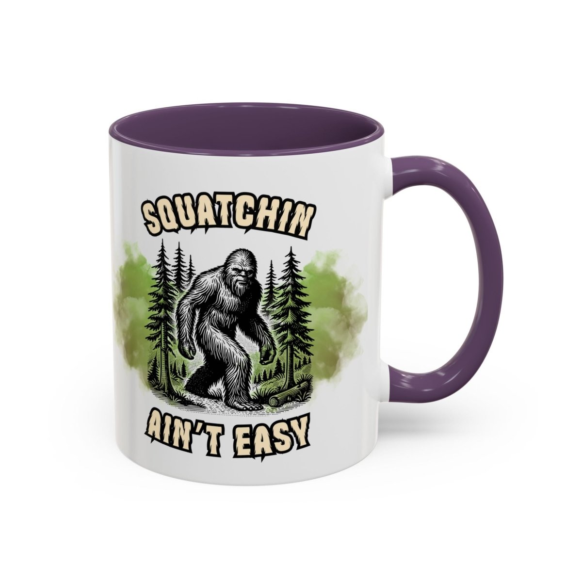 "Squatchin’ Ain’t Easy" Bigfoot Ceramic Coffee Mug