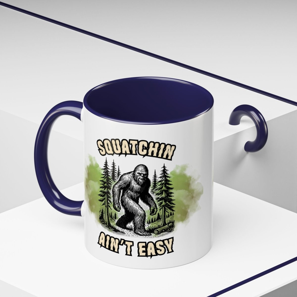 "Squatchin’ Ain’t Easy" Bigfoot Ceramic Coffee Mug