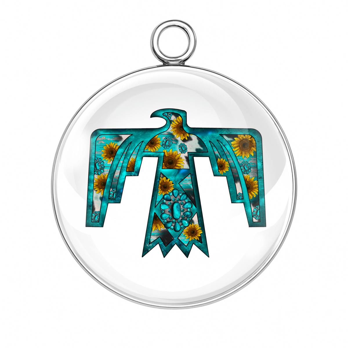 Thunderbird Charm Desert Colors Southwestern Pattern