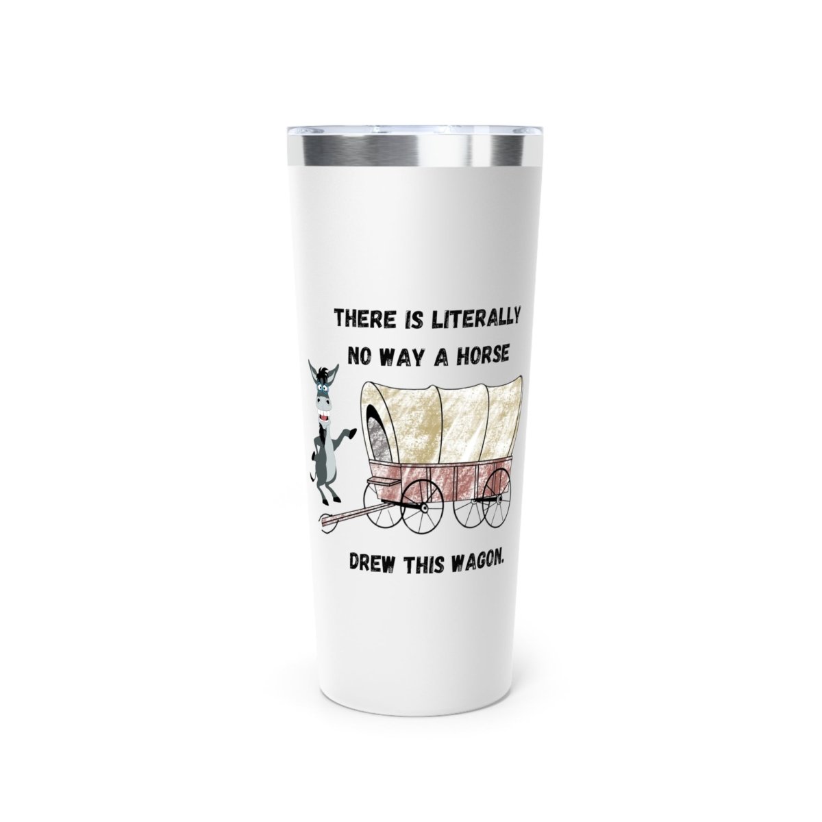 Tumbler, Funny Horse Wagon Design, Horse Lover Gift, Coffee Cup, Tea Mug, Travel