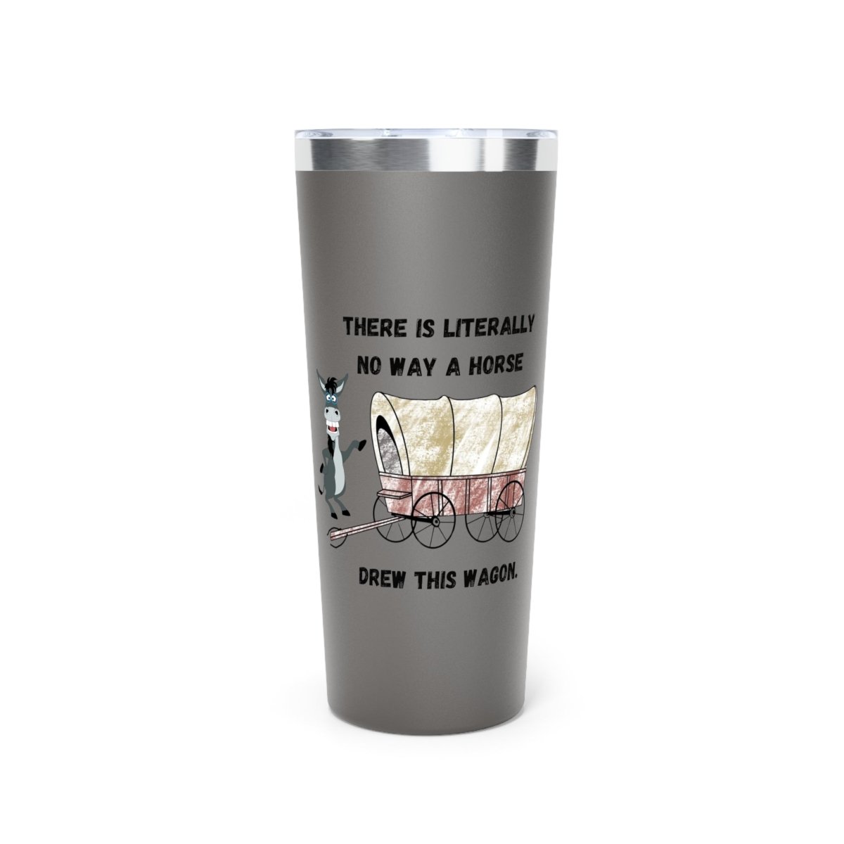 Tumbler, Funny Horse Wagon Design, Horse Lover Gift, Coffee Cup, Tea Mug, Travel