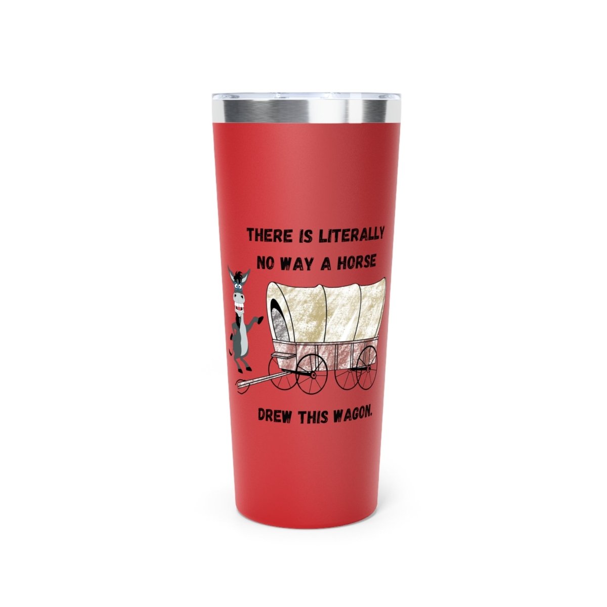 Tumbler, Funny Horse Wagon Design, Horse Lover Gift, Coffee Cup, Tea Mug, Travel