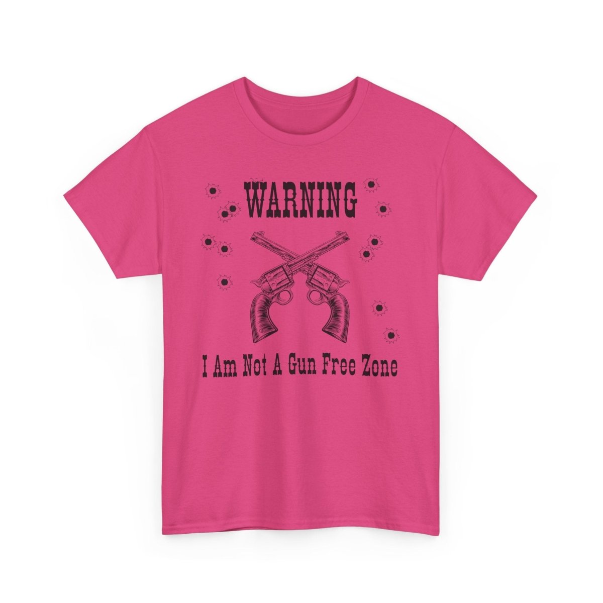 “Warning: I Am Not a Gun-Free Zone” – Unisex Heavy Cotton Tee
