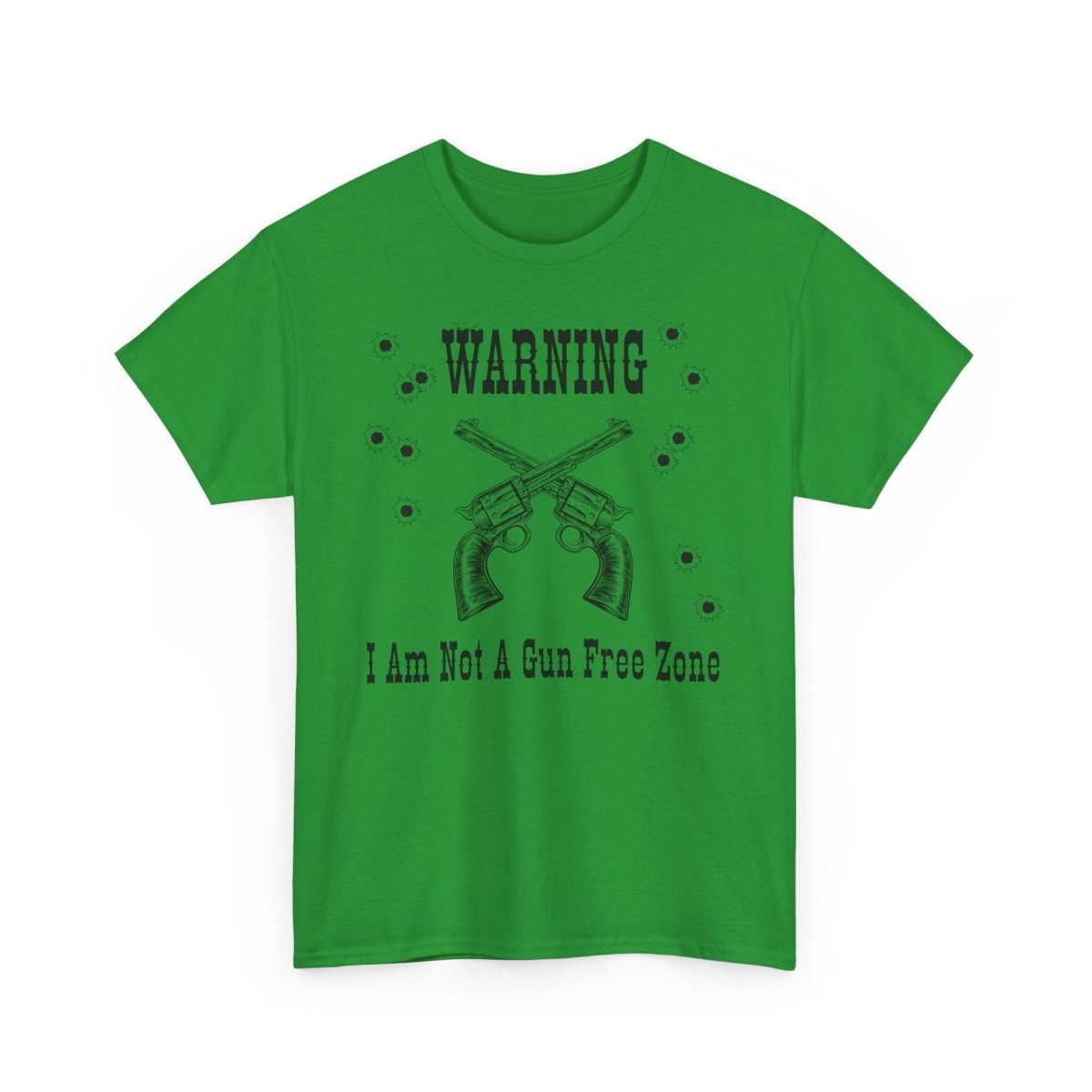 “Warning: I Am Not a Gun-Free Zone” – Unisex Heavy Cotton Tee