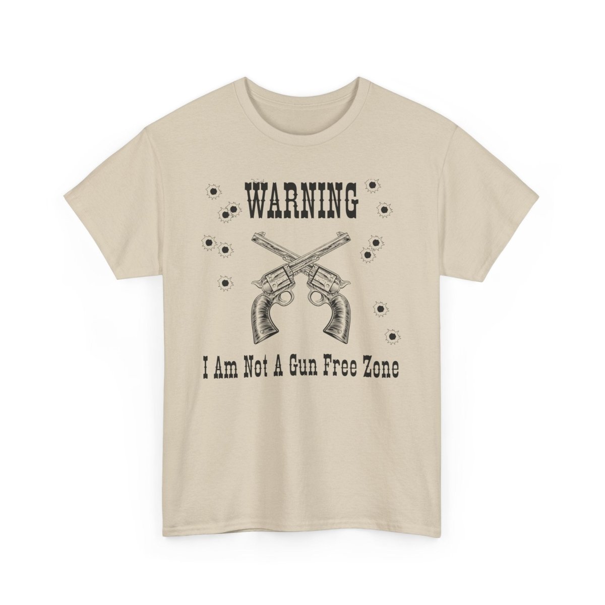 “Warning: I Am Not a Gun-Free Zone” – Unisex Heavy Cotton Tee