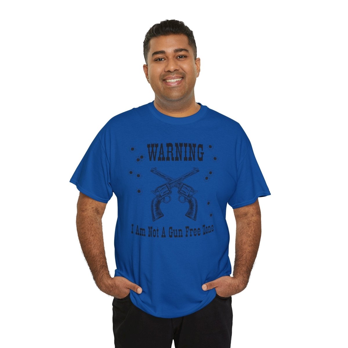 “Warning: I Am Not a Gun-Free Zone” – Unisex Heavy Cotton Tee