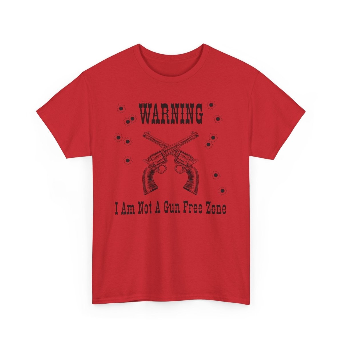 “Warning: I Am Not a Gun-Free Zone” – Unisex Heavy Cotton Tee