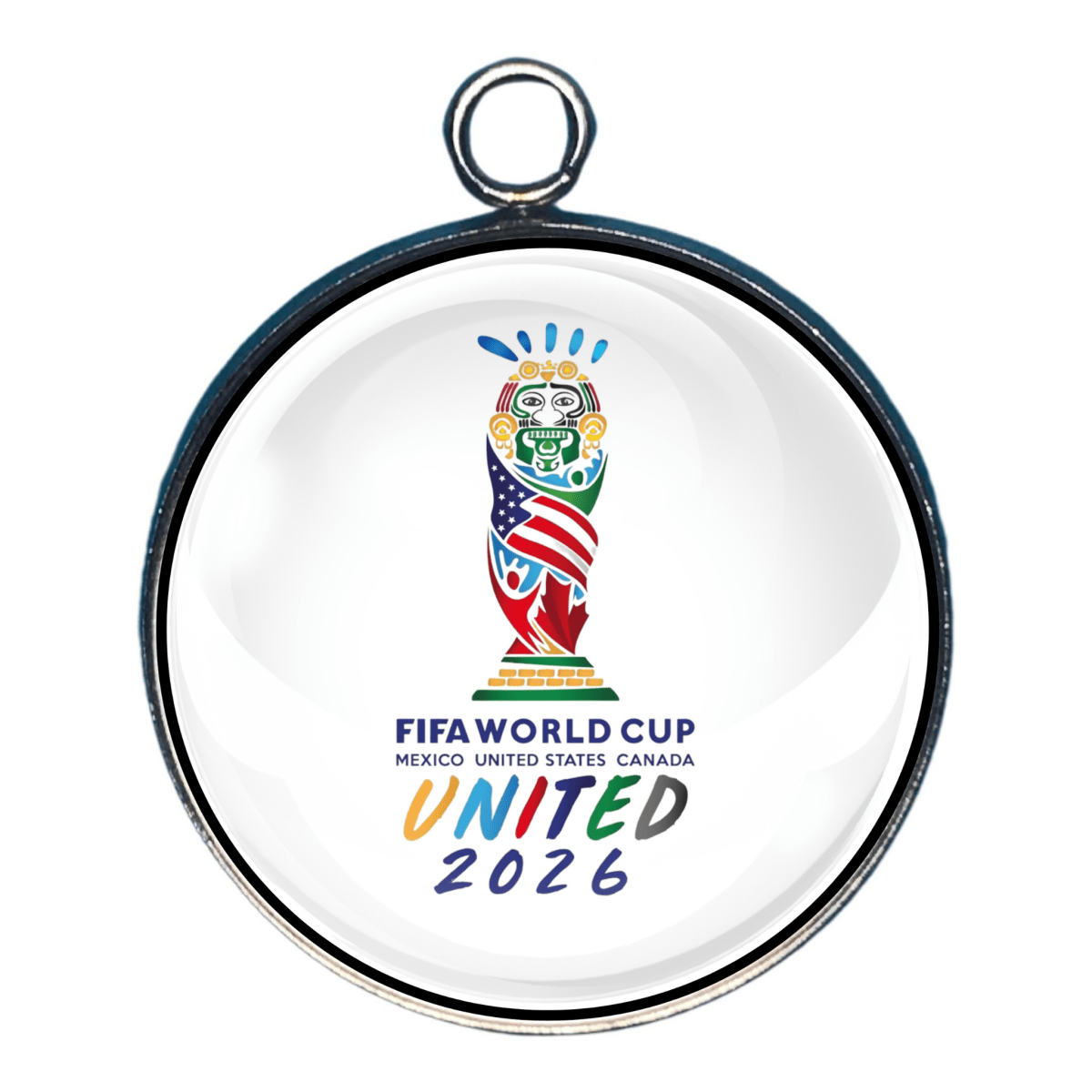 FIFA World Cup United 2026 logo charm.