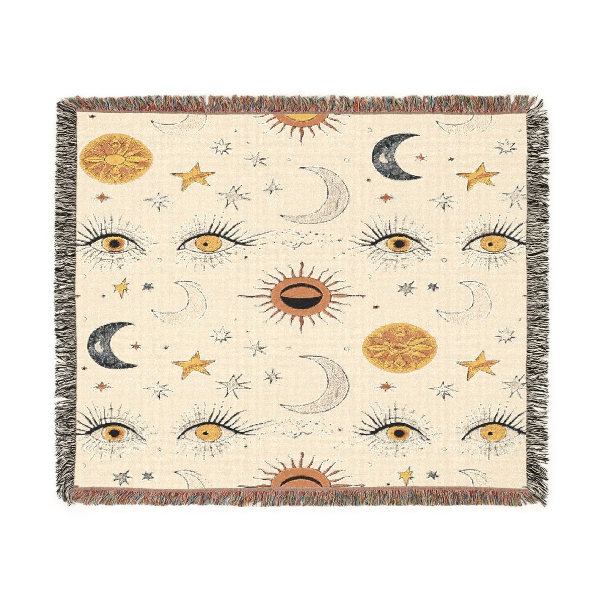 Woven Blanket - Sun/Moon/Stars