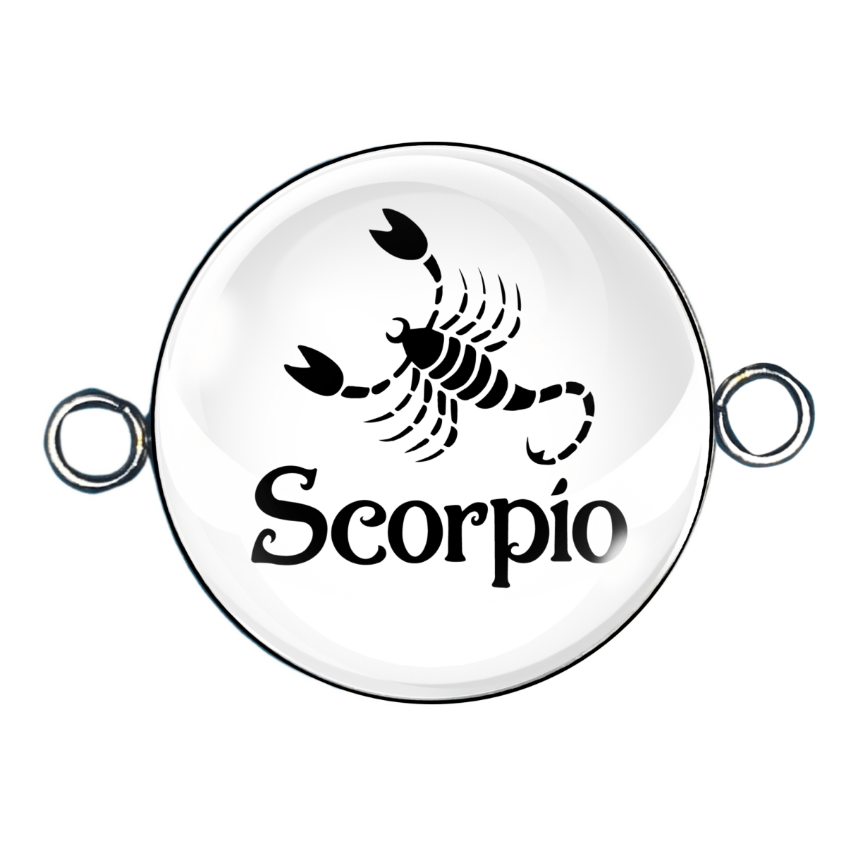 Scorpio zodiac cabochon charm