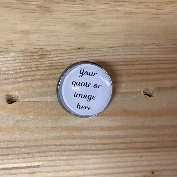18mm Custom Photo Hat Pin - ILikeWorms