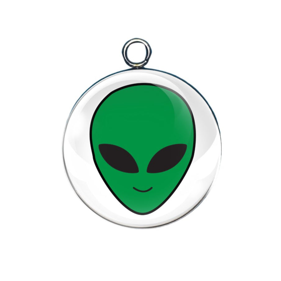 Area 51  Aliens glass cabochon charm