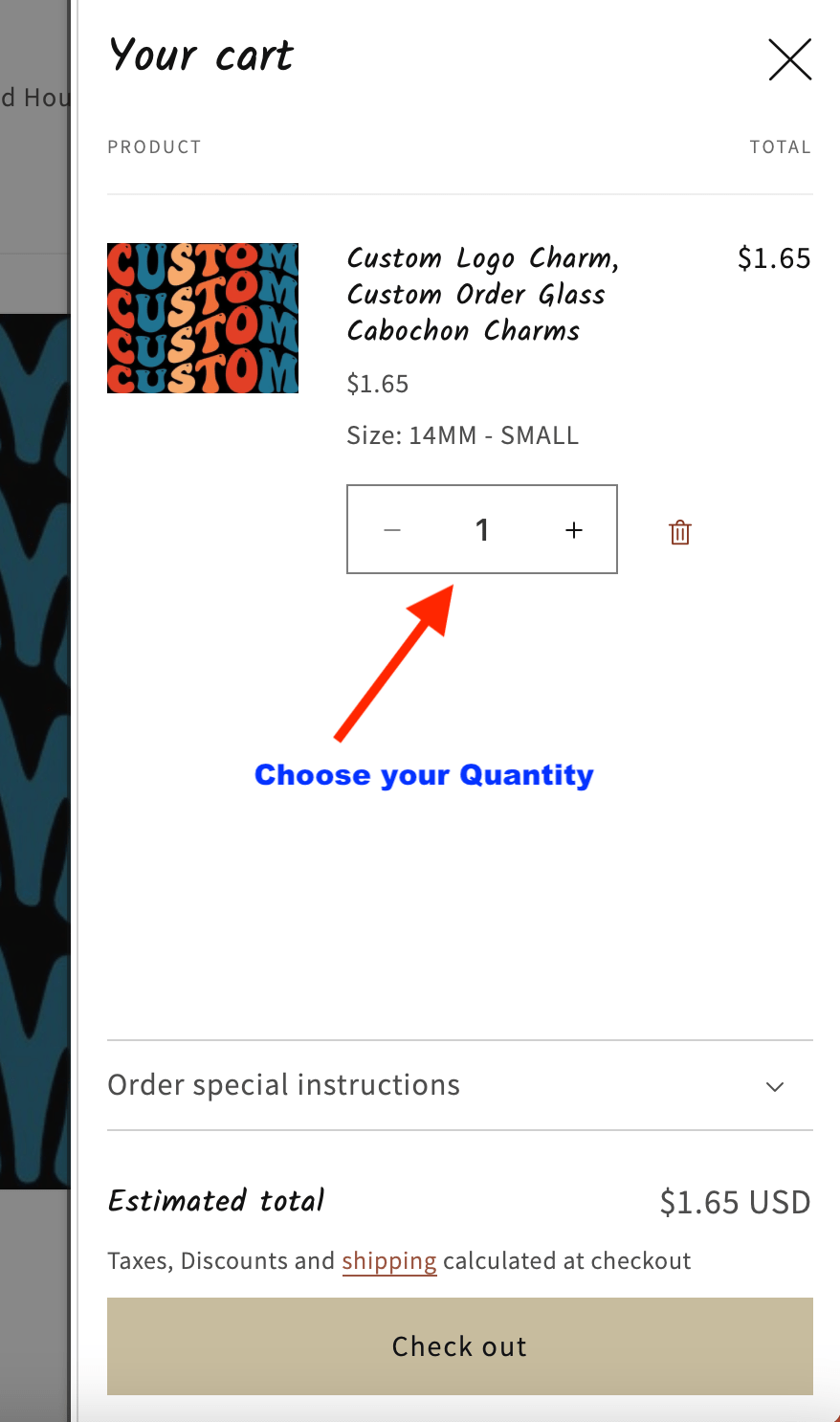 Custom Logo Charm, Custom Order Glass Cabochon Charms - ILikeWorms