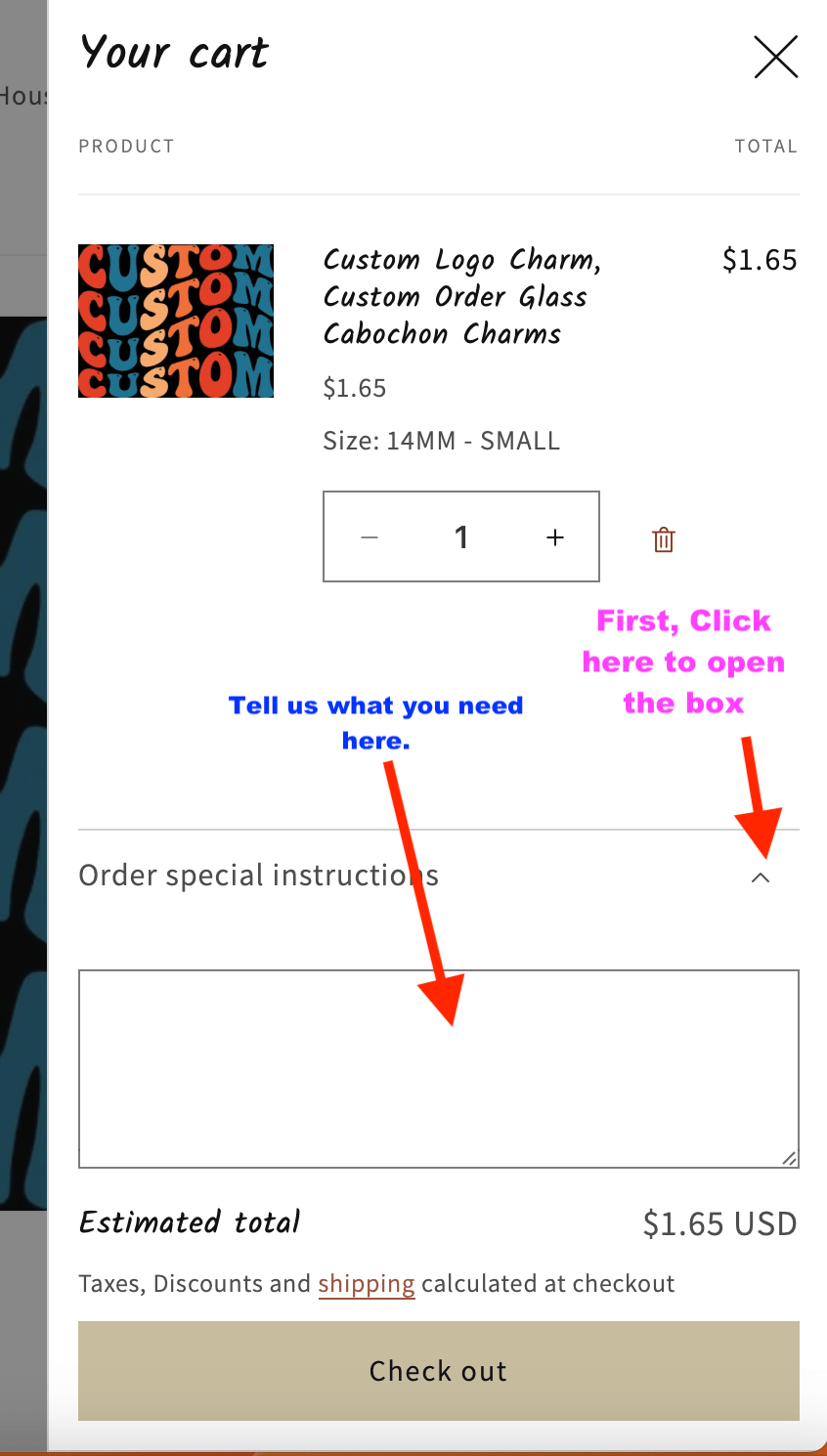 Custom Logo Charm, Custom Order Glass Cabochon Charms - ILikeWorms