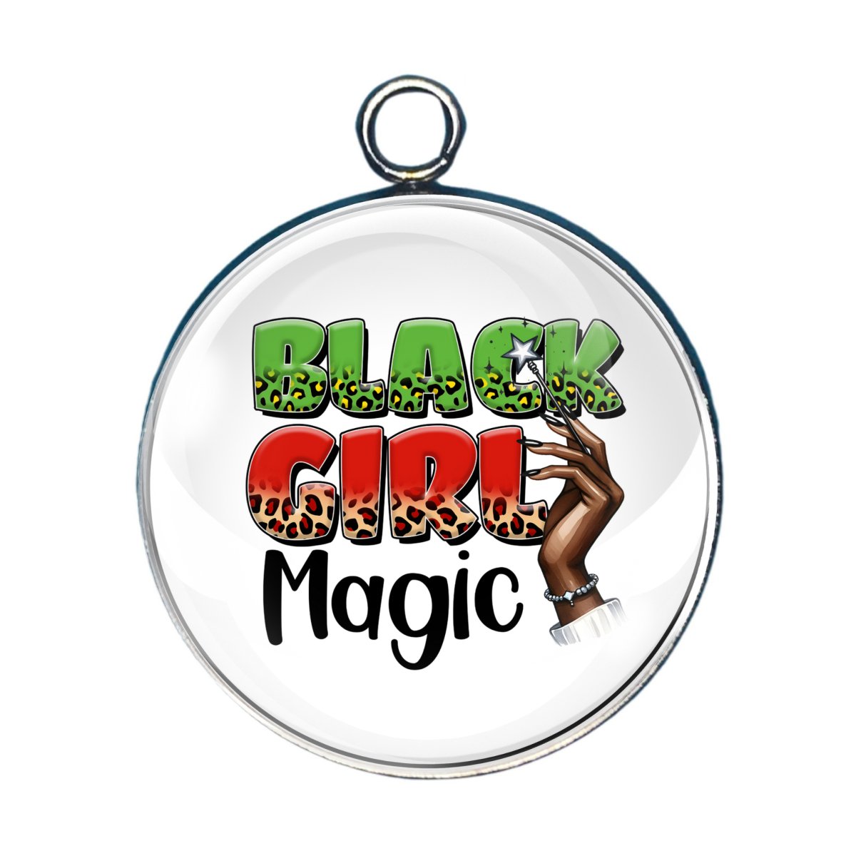 Charm for celebrating Juneteenth:  Black Girl Magic